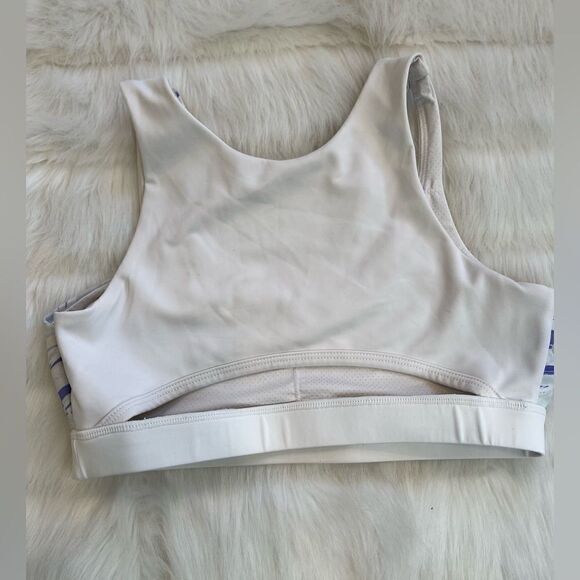 Noire Blanc Marble Sports Bra (M) - Picture 2 of 4